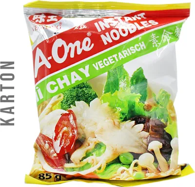 Produktbild von A-One Instantnudeln vegetarisch Geschmack 30x85g Mi Chay