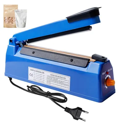 Immagine prodotto di Saldatrice per sacchetti termosaldatrice per pellicole - 300 mm - Larghezza di saldatura 3 mm - 220 V - 8 livelli di temperatura
