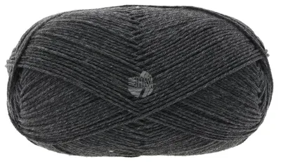 Produktbild von Lana Grossa - Meilenweit 100g Merino Extrafine uni 2403 anthrazit meliert