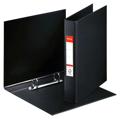Produktbild von Esselte - Ringband Vivida A5 2R PP 25mm schwarz
