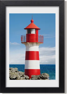 Produktbild von Bild 20x30 MDF-Rahmen, Wandkunst Leuchtturm