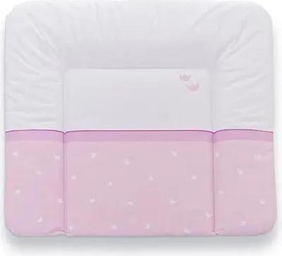 Produktbild von Träumeland Wickelauflage 75x85 cm Krönchen rosa