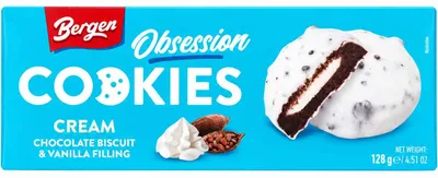 Image de Biscuits Bergen - Cookies & Cream - 128 g
