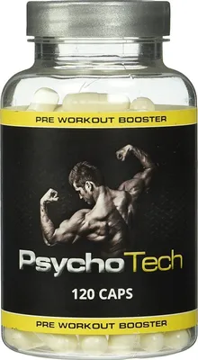 Produktbild von Psychotech Preworkout Hardcore Booster Pump Schneller Muskelaufbau Extrem Anabol120 Kapseln