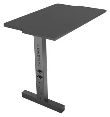 Produktbild von GENESIS Holm Modular Corner desk set, Ecke, Rechteckige Form, MDF-Platten, Stahl, Gaming, Schwarz