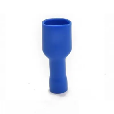 Produktbild von Flachsteckhülse 6.3x0.8mm 1.5-2.5mm² isoliert Blau 25 Stück zur Kabelmontage
