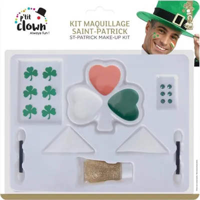 Produktbild von Schminkpalette Kleeblatt "St. Patrick's Day" - Einheitsgröße