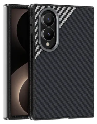Productafbeelding van Beschermhoes van PC en TPU voor de Samsung Galaxy Z Fold8 5G, met carbonlook en bescherming voor de camera