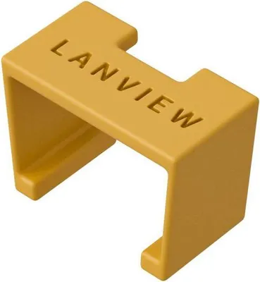 Imagen del producto de Lanview LVT-SC-Y, amarillo, plástico, 150 mm, 10 mm, 5 mm, 20 unidades