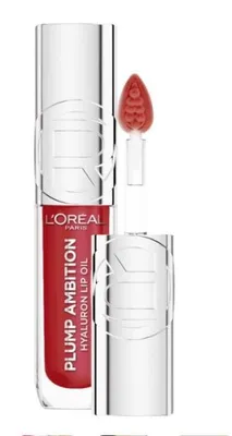 Produktbild von L'Oréal Paris Plump Ambition Hyaluron Lippenöl 380 Rouge In Love 5 ml