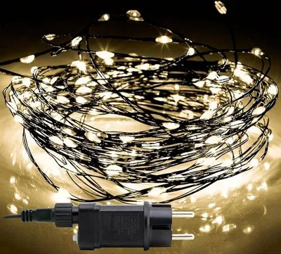 Obrázok produktu pre Vianočná dekorácia Micro LED, 10 m, teplá biela, 240 V