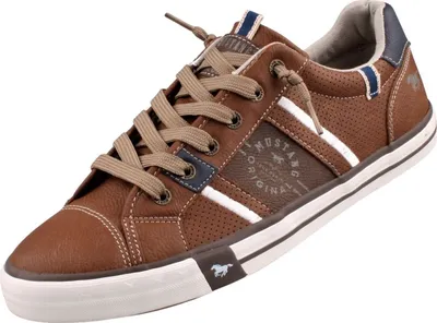 Produktbild von Mustang Herren Sneaker Schnürschuh 4072-317, Größe:44 EU, Farbe:Braun