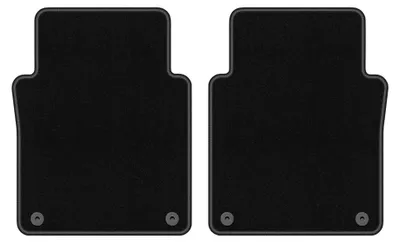 Productafbeelding van Velours achtermatten voor Audi A8 D3 2002-2009 – 2-delig, zwart, op maat – Wielganizator LUX