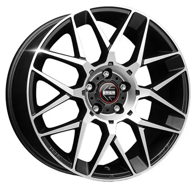 Produktbild von ALUFELGE MOMO Revenge EVO 2.0 8x18 5x112 ET 45 MATT BLACK POLISHED