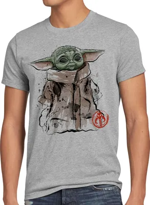 Produktbild von A.N.T. Dagobah Baby Herren T-Shirt yoda mando tv serie