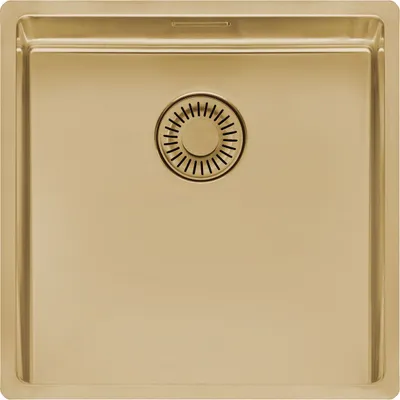 Produktbild von REGINOX R38734 Spüle NEW YORK 40X40 Comfort Gold II ab Schrankbreite 50 cm / Flächenbündig / Flacheinbau / Unterbau