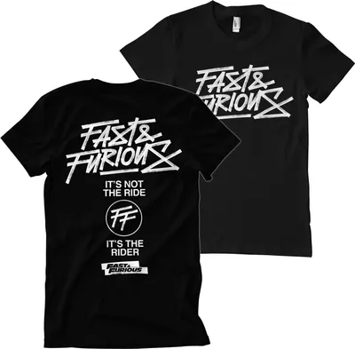 Produktbild von Fast & Furious Rider T-Shirt - XX-Large - Black