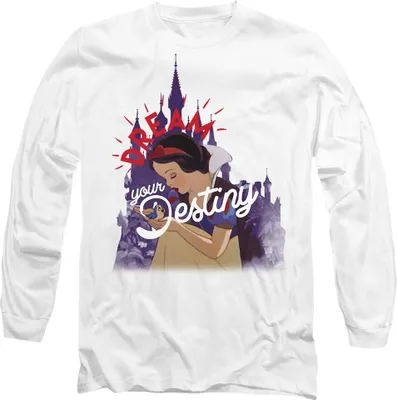 Obrázek produktu pro Sněhurka - "Dream Your Destiny" Tričko pro muže a ženy Uni TV14613 (M) (Weiß)