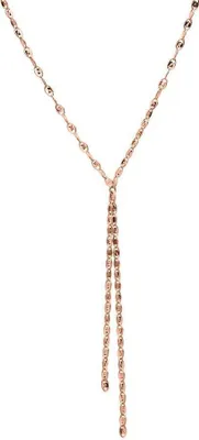 Produktbild von Plättchenkette Sterlingsilber rosévergoldet