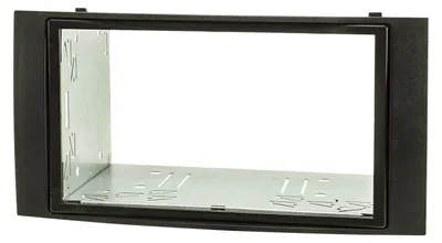 2-DIN Radioblende für VW Touareg 7L & T5, schwarz