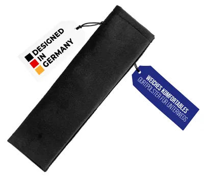 Image de alca® Protège-sangle noir, rembourrage souple pour la sangle du siège