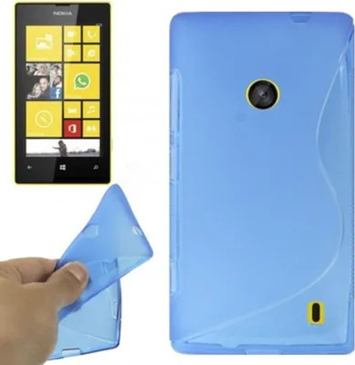 Produktbild von Schutzhülle TPU Case für Handy Nokia Lumia 520 Blau
