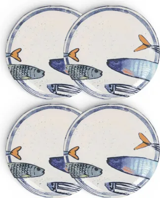 Produktbild von Teller, mediterran Sardinen-Motiv 2.0 | Maritime Speiseteller 26cm