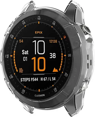 Produktbild von Strap-it Garmin Epix Gen 2 TPU-Hülle (transparent)