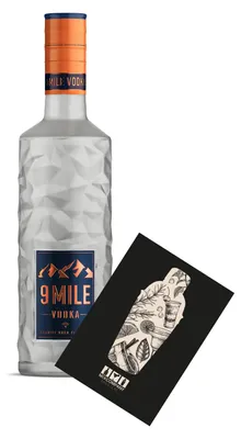 Produktbild von 9 Mile Vodka Wodka 0,5L (37,5% Vol) granite rock filtrated