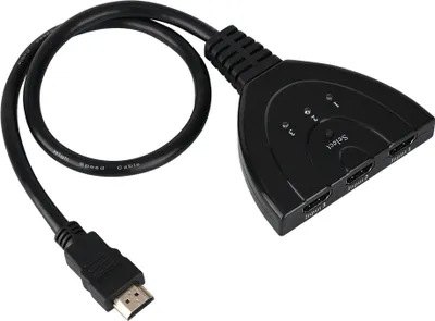 Produktbild von 1080P Video Switch Switcher Splitter HDMI 3 In 1 Out Split Signal Adapter Konvertieren Kabel