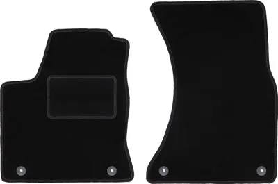 Immagine prodotto di Wielganizator tappetini auto velours anteriori adatto per Audi Q5 I (2008-2017, SUV) neri, set 2 pz, con fissaggi