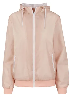 Produktbild von Build Your Brand - Windrunner Jacke für Damen LT2122 (L) (Hellrosa/Weiß)