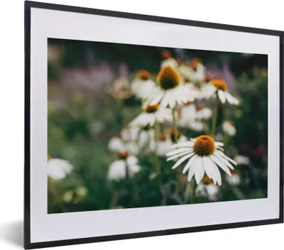 Produktbild von MuchoWow® Gerahmtes Poster Blumen - Herbst - Botanisch 40x30 cm - Poster mit Schwarzem Bilderrahmen Wandposter Rahmen Foto Bilder - Bilderrahmen - Poster im Rahmen