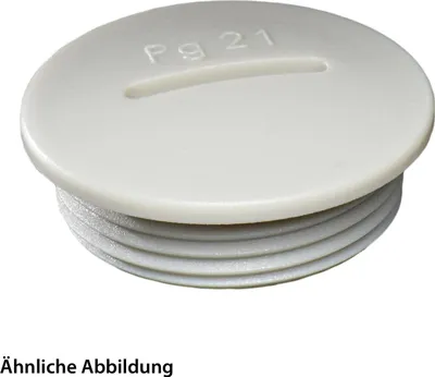 Immagine prodotto di Vite di chiusura WISKA PG16x1,41 chiusa con intaglio in polistirolo (PS), lunghezza filettatura 6,0 mm - 1 pezzo