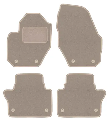 Productafbeelding van Velours automatten voor Volvo S60 II 2010-2018 – 4-delig, beige, op maat – Wielganizator LUX