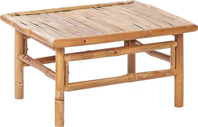 Obrázok produktu pre BELIANI Konferenčný stolík svetlé bambusové drevo 64 x 55 cm obdĺžnikový záhradný nábytok rustikálny dizajn