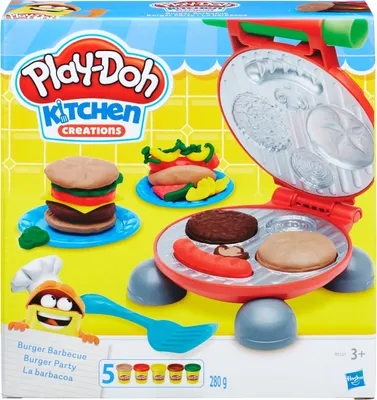 Produktbild von Play-Doh Spielset Küche Burger Barbecue