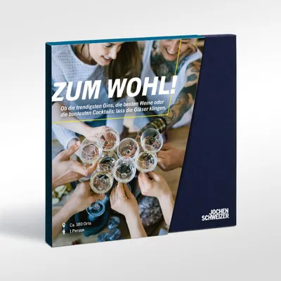 Produktbild von Jochen Schweizer Geschenkbox Zum Wohl; Erlebnis verschenken oder selbst erleben;