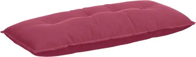 Immagine prodotto di vidaXL Cuscino posteriore rosso vino 120 x 50 cm in tessuto a coste
