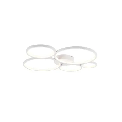 Image de RONDO plafonnier moderne intégré LED blanc Trio 622610531