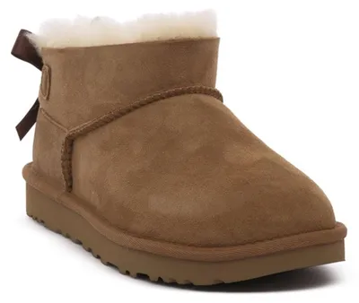 Productafbeelding van Ugg Ultra Mini Bailey Bow laarzen, bruin, dames, maat EU 39