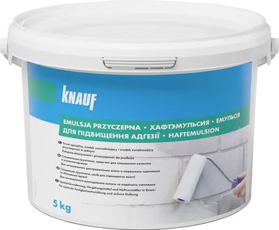 Produktbild von Knauf Haftemulsion Grundierung, lösemittelfrei, für Putz- und Spachtelarbeiten, 5 kg