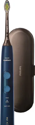 Produktbild von Philips Sonicare HX6851/53 Protectiveclean 5100 DARK BLUE Schall-ZahnbÃ1/4rste, Timer, Ladestandsanzeige