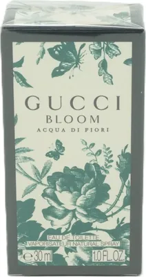 Obrázek produktu pro Gucci Bloom Acqua di Fiori, Ženy, 30 ml, Nedoplnitelná lahvička, Sprej, ALCOHOL DENAT. . PARFUM/FRAGRANCE . AQUA/WATER/EAU . CITRENELLOL . LIALOOL . ETHYLHEXYL..., 1 kusů