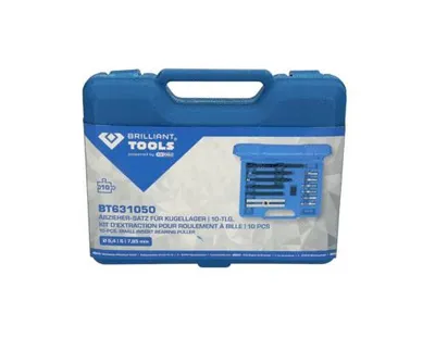 Immagine prodotto di BRILLIANT TOOLS Set di estrattori per cuscinetti a sfera 10 pezzi - BT631050