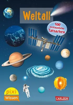 Immagine prodotto di Pixi Wissen 56: VE 5: Weltall. 100 erstaunliche Tatsachen