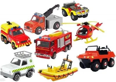 Produktbild von SIMBA Feuerwehrmann Sam Fahrzeuge 1:65 9 Typen 309-3000