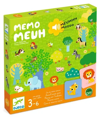Image de Jeu de mémoire sonore Memo Meuh, Djeco