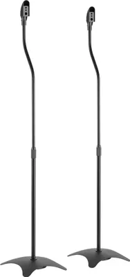 Produktbild von 2x Lautsprecherständer 68-110 CM Boxenständer Schwarz Neu Boxen Surround