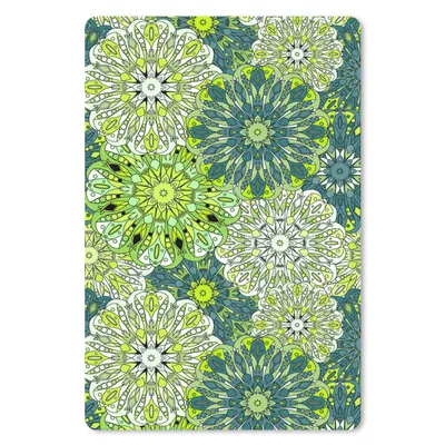 Produktbild von MuchoWow® Mauspad Mousepad Mandala - Limette - Grün - Muster 18x27 cm - Mousepads - Maus Mat - Pad - Mausunterlage